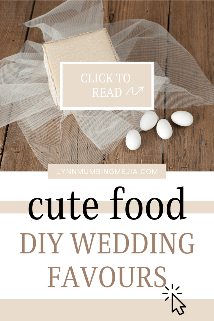 Cute DIY Wedding Favors - Pin 1