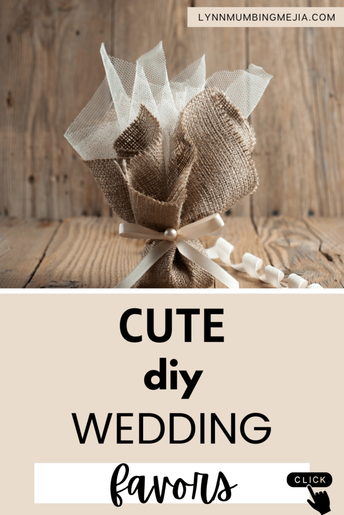 Cute DIY Wedding Favors - Pin 2