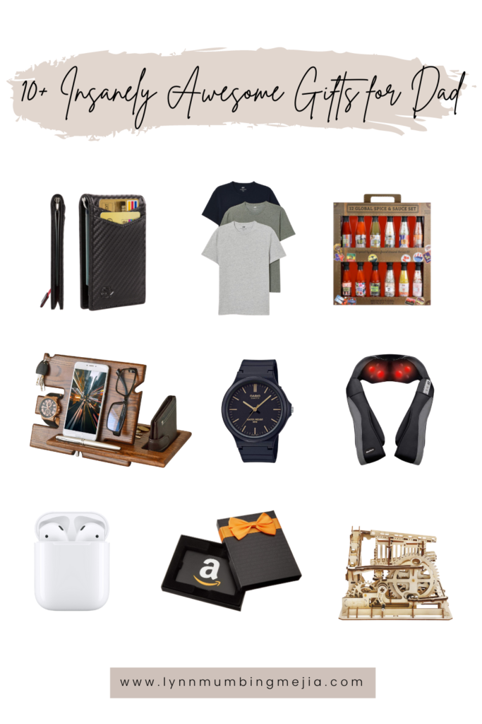 10+ Insanely Awesome Gifts for Dad - Lynn Mumbing Mejia - Pin 1