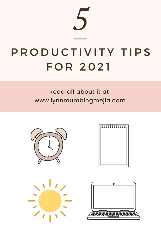 Productivity Tips For 2021 - Pin 1