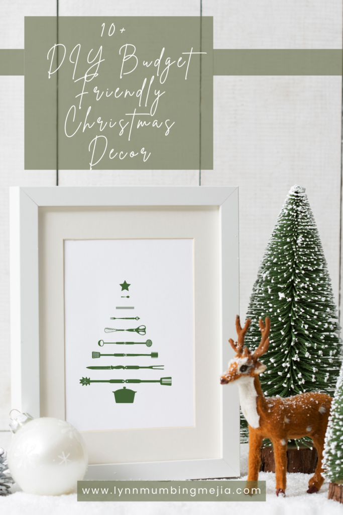 DIY Budget Christmas Decor - Pin 1 
