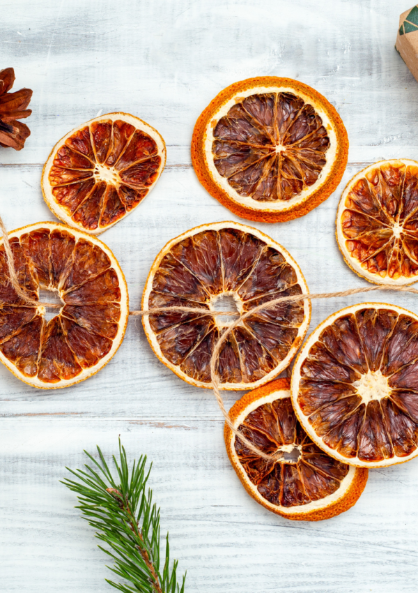 How to DIY Orange Garland