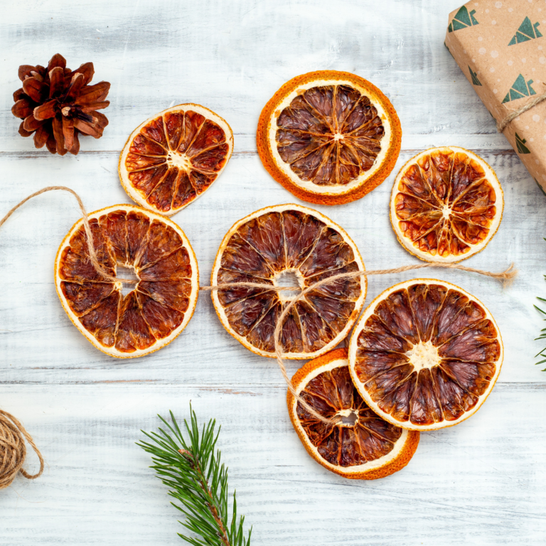 How to DIY Orange Garland