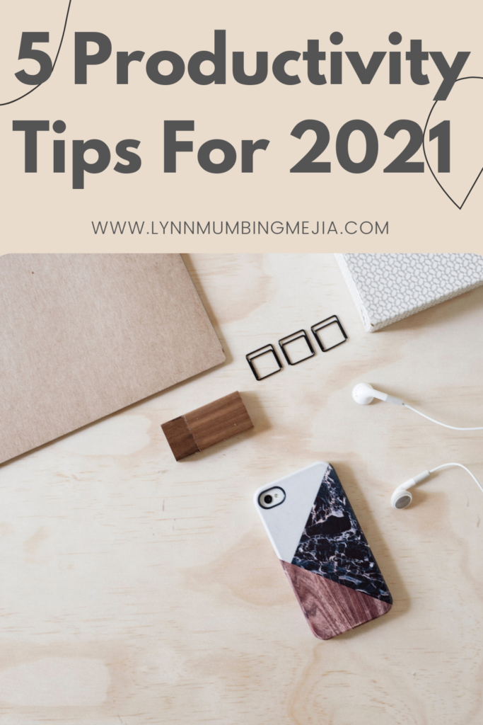Productivity Tips For 2021 - Pin 2