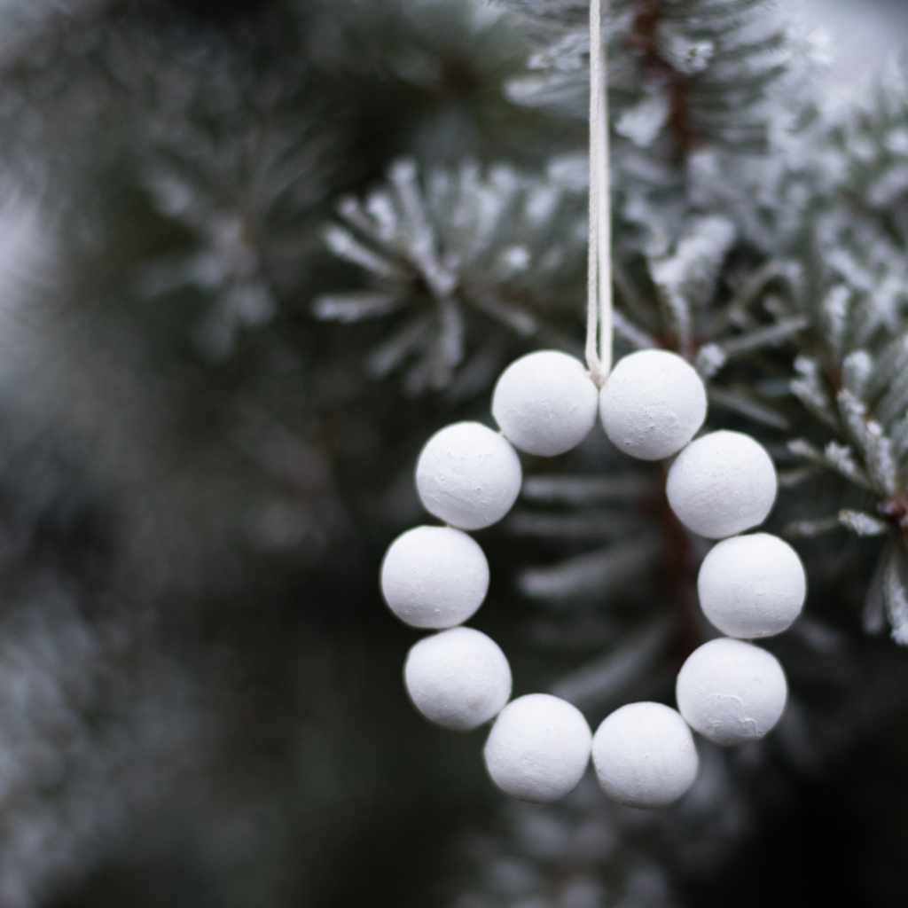 Wood Bead Ornaments