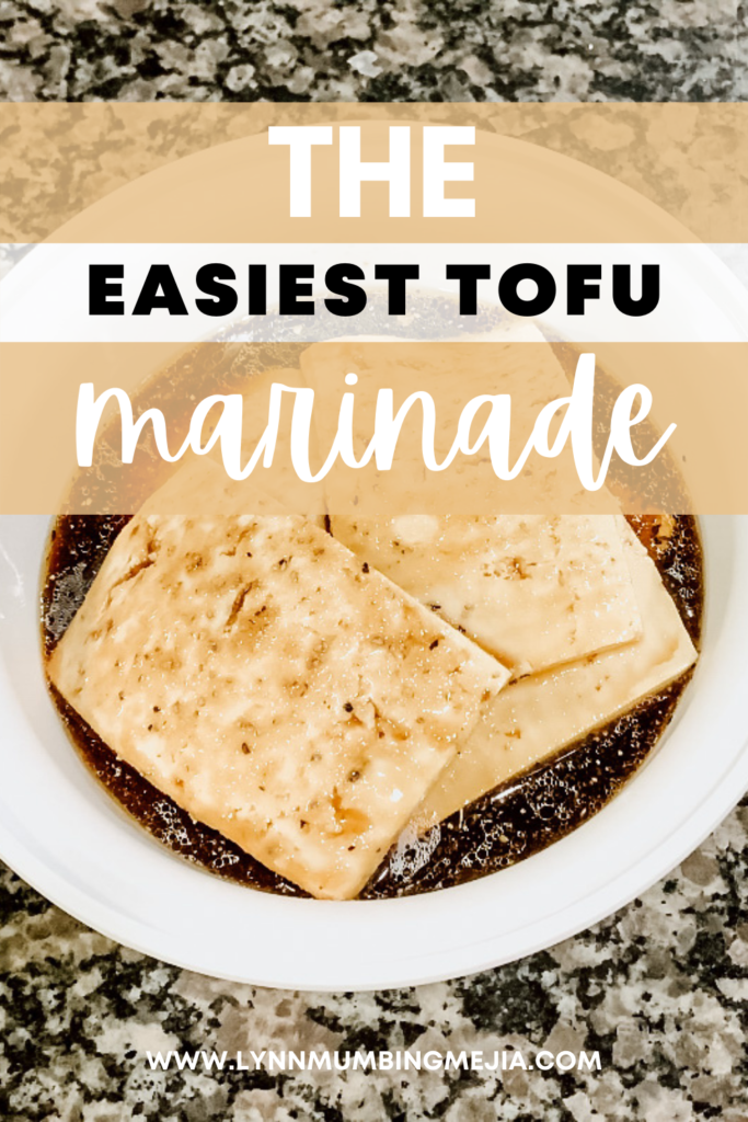 The Easiest Tofu Marinade - Pin 2
