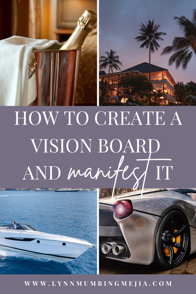 How to create a vision board and manifest it - Pin 2