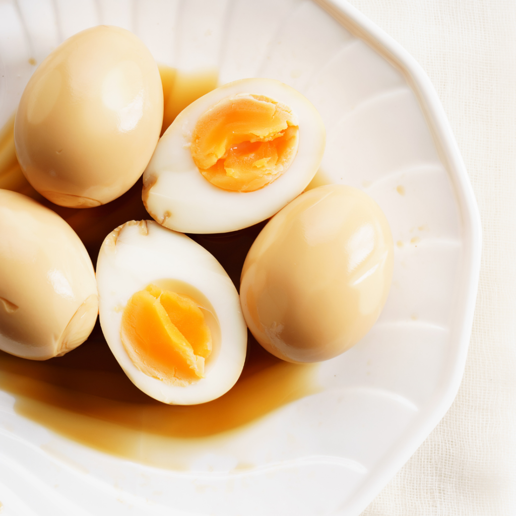 Boiled Egg With Soy Sauce