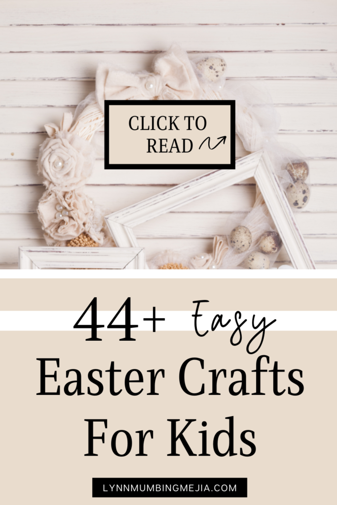 Easy Easter Crafts For Kids - Pin 1