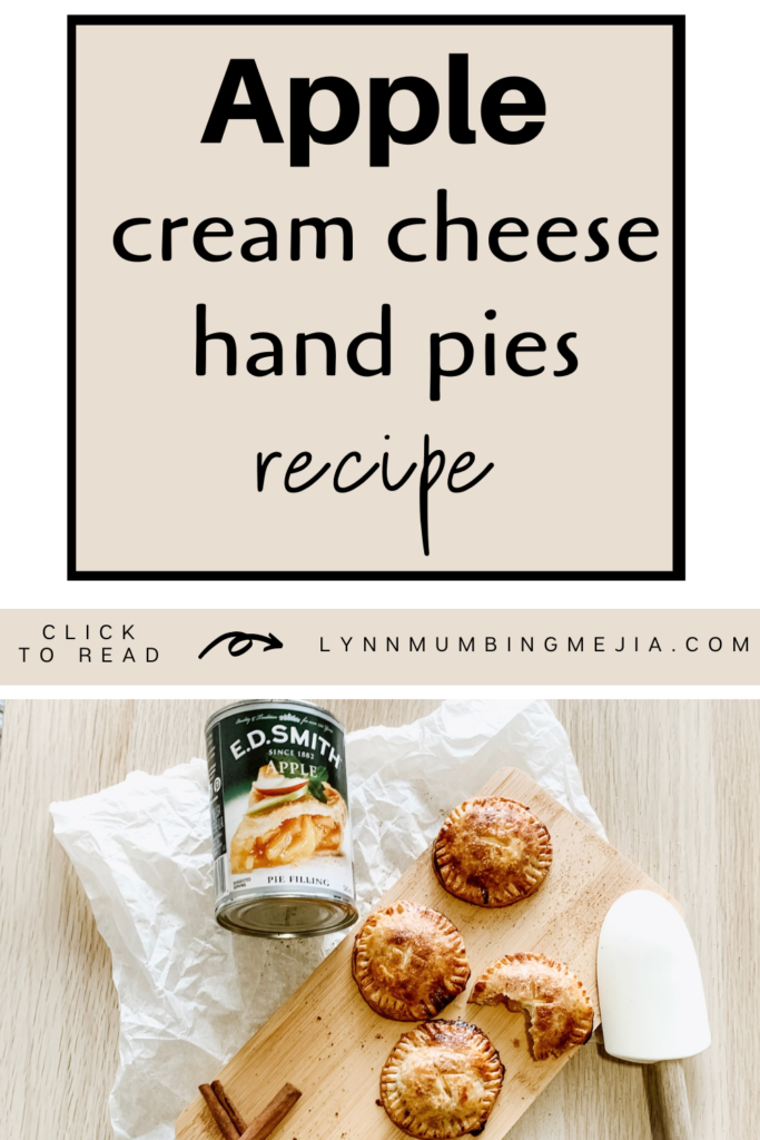 Apple Cream Cheese Hand Pies - Pin 1