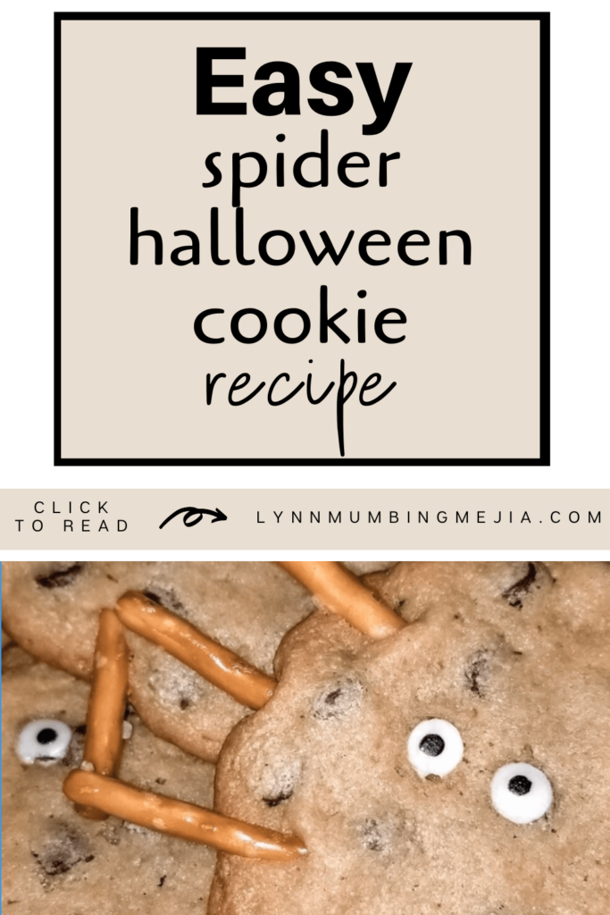 Easy Halloween Spider Cookies - Pin 2