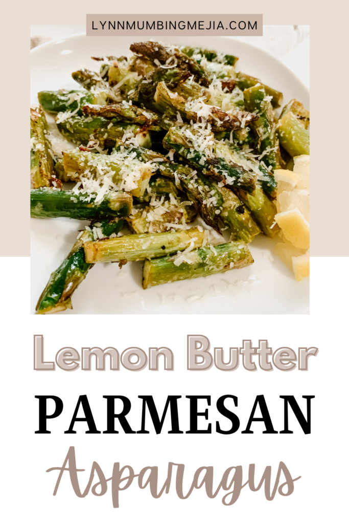 Lemon Butter Parmesan Asparagus - Pin 2