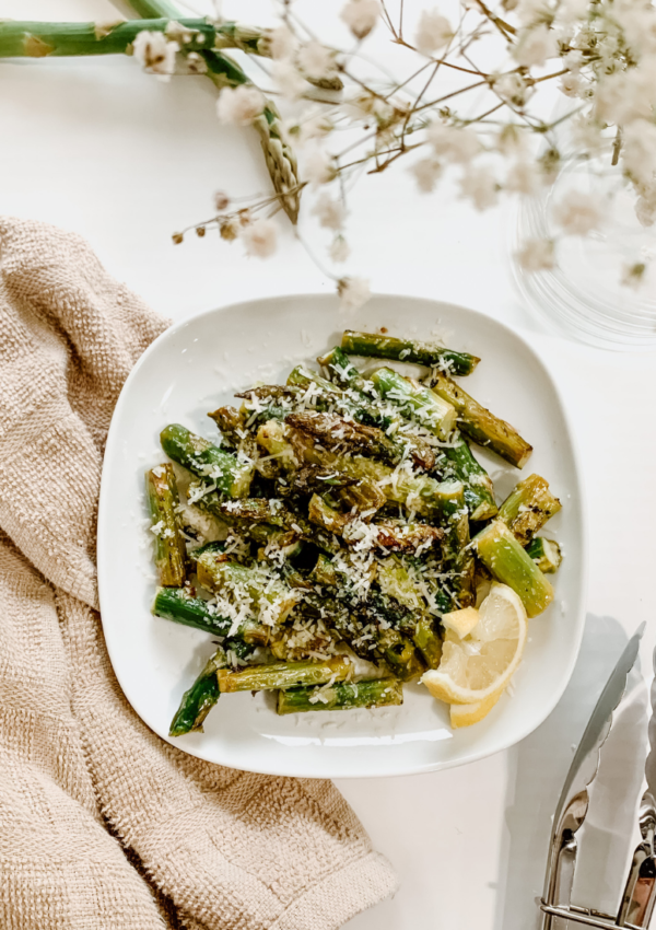 Lemon Butter Parmesan Asparagus