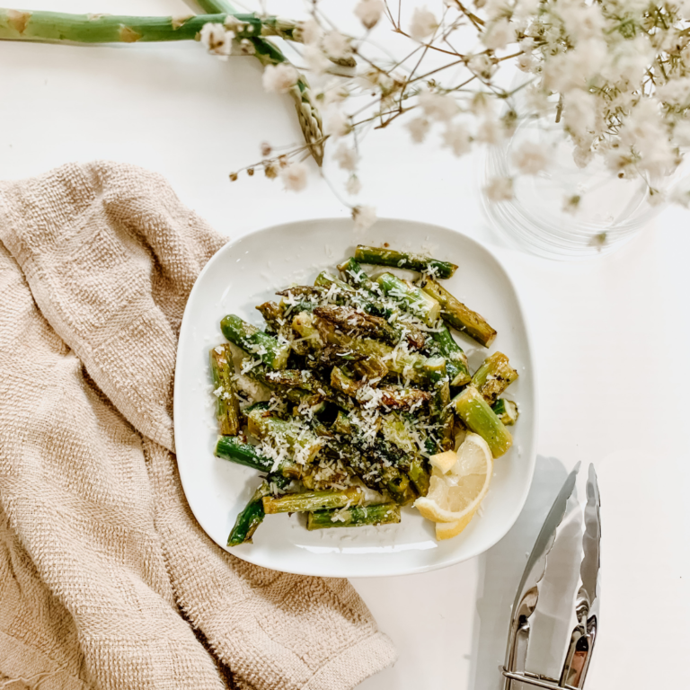Lemon Butter Parmesan Asparagus