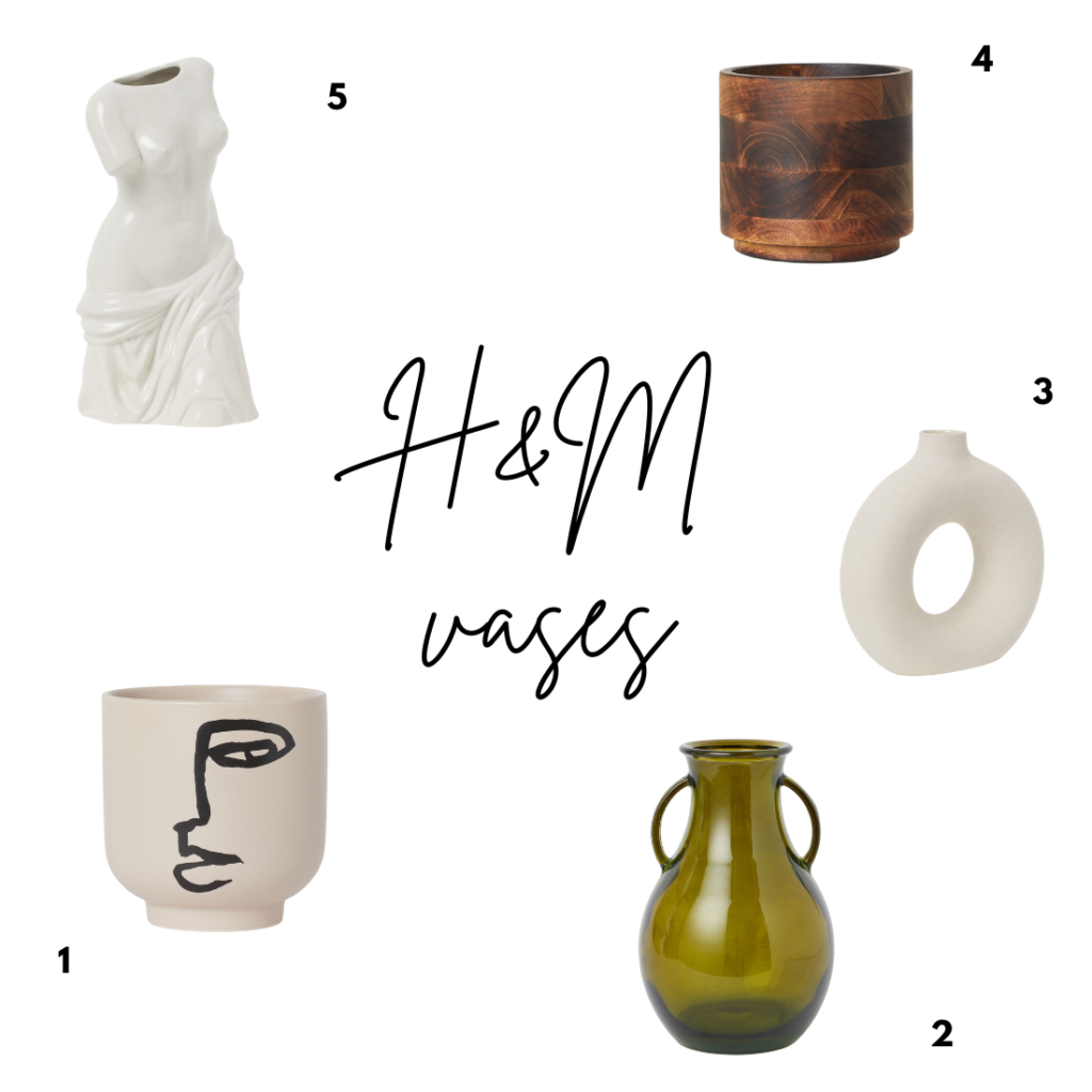 H&M vases