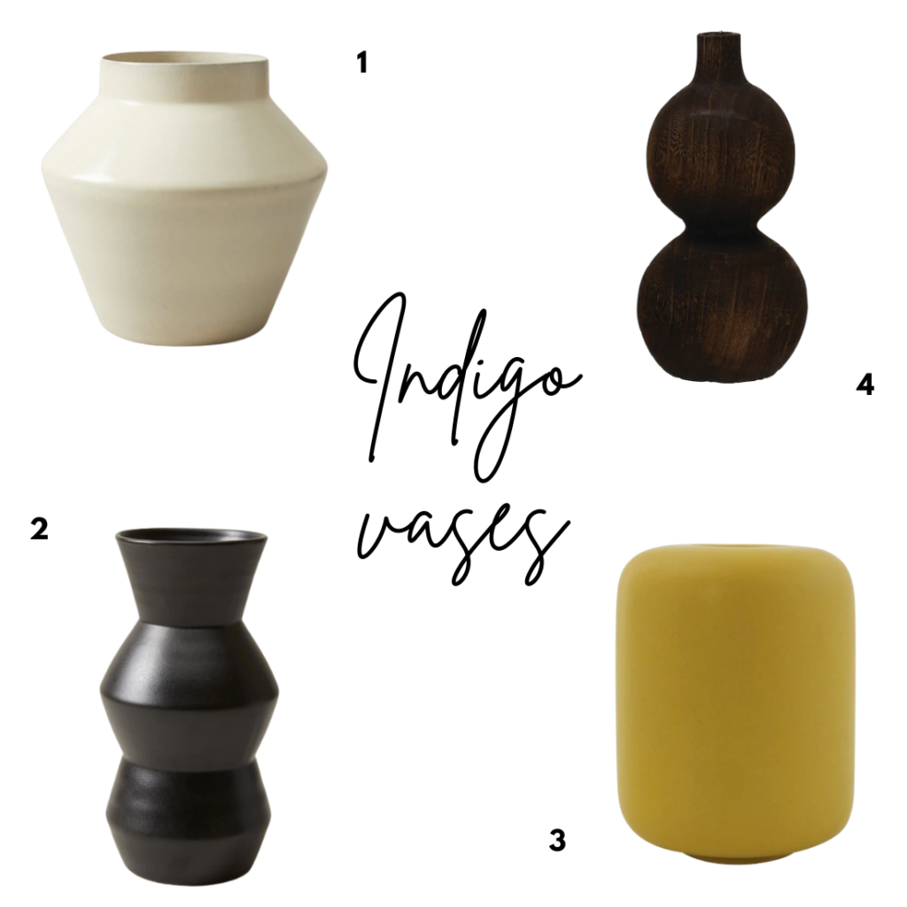 Indigo Vases