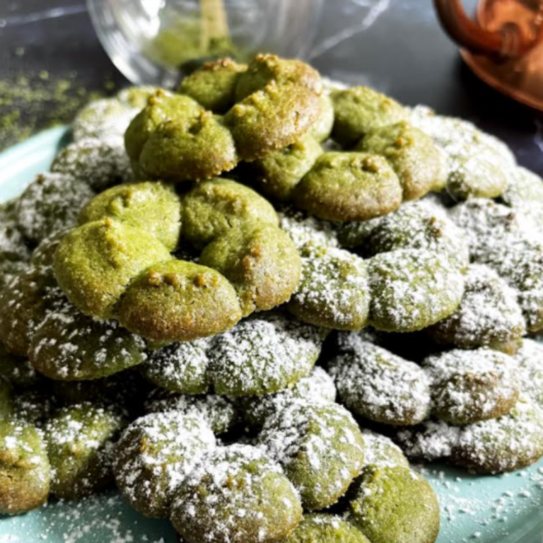 Matcha Butter Cookies