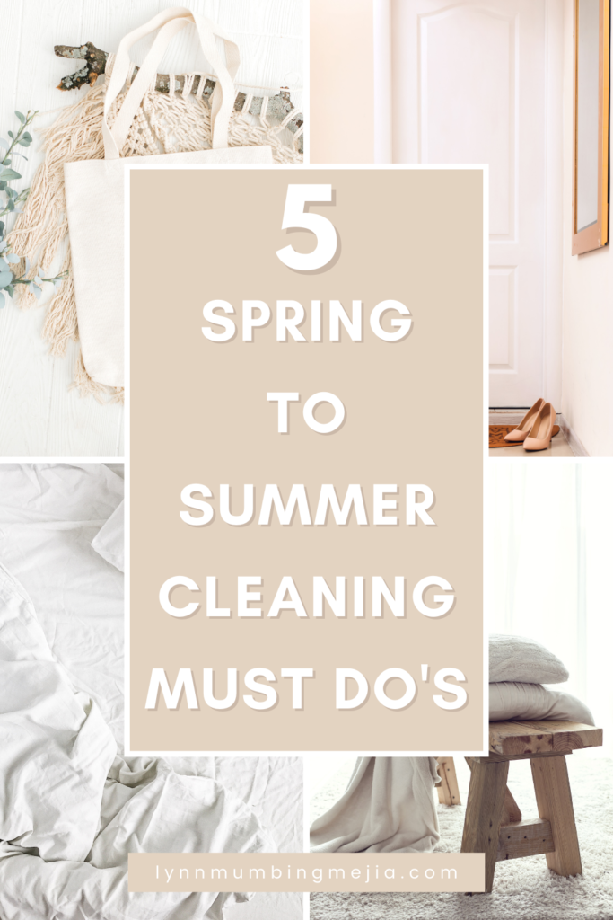 Spring to Summer Cleaning Must Do's - Pin 1