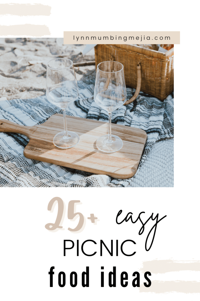 25+ Easy Picnic Food Ideas - Pin 1 