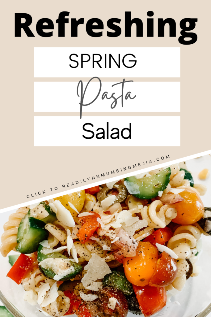Spring Pasta Salad - Pin 2