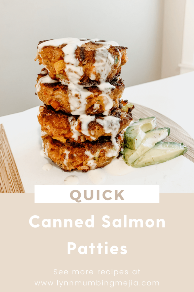 Quick Canned Salmon Patties - Pin 2