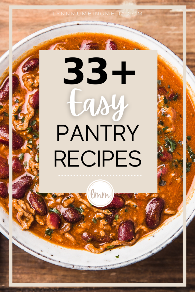Easy Pantry Recipes - Pin 1 