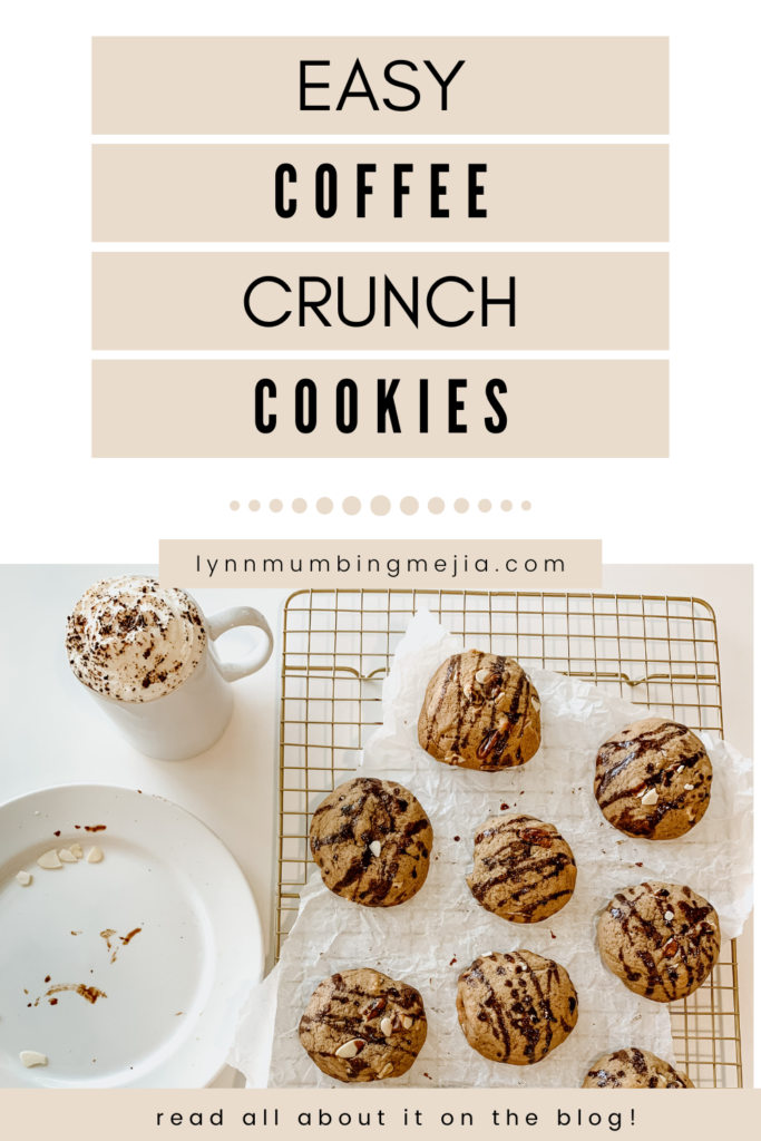 Coffee Crunch Cookies - Pin 2