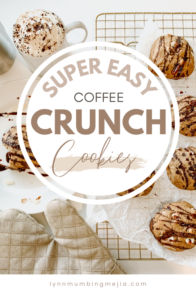 Coffee Crunch Cookies - Pin 1