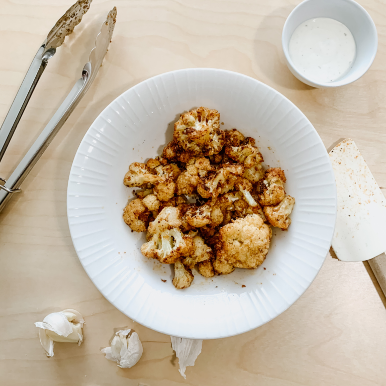 Easy Roasted Cauliflower