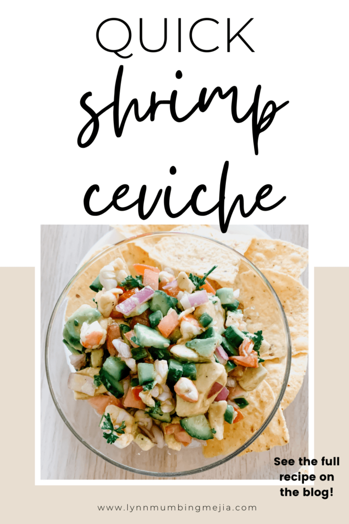 Quick Shrimp Ceviche - Pin 1
