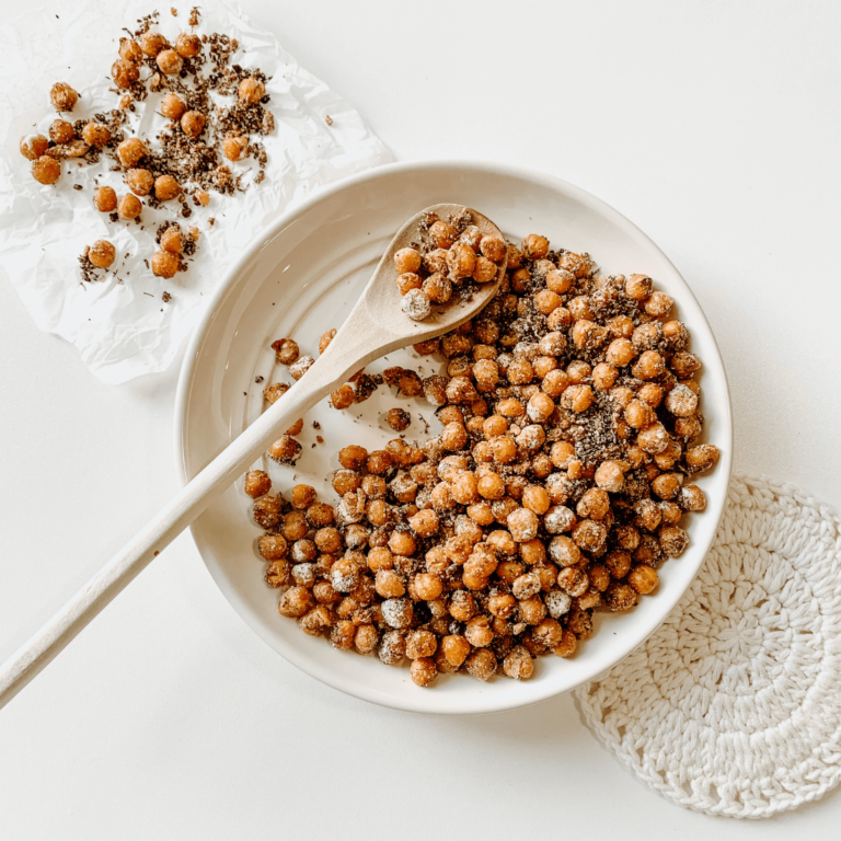 Crunchy Roasted Cheesy Ranch Chickpeas
