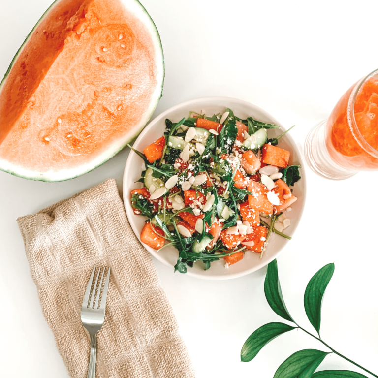 Watermelon Arugula Salad