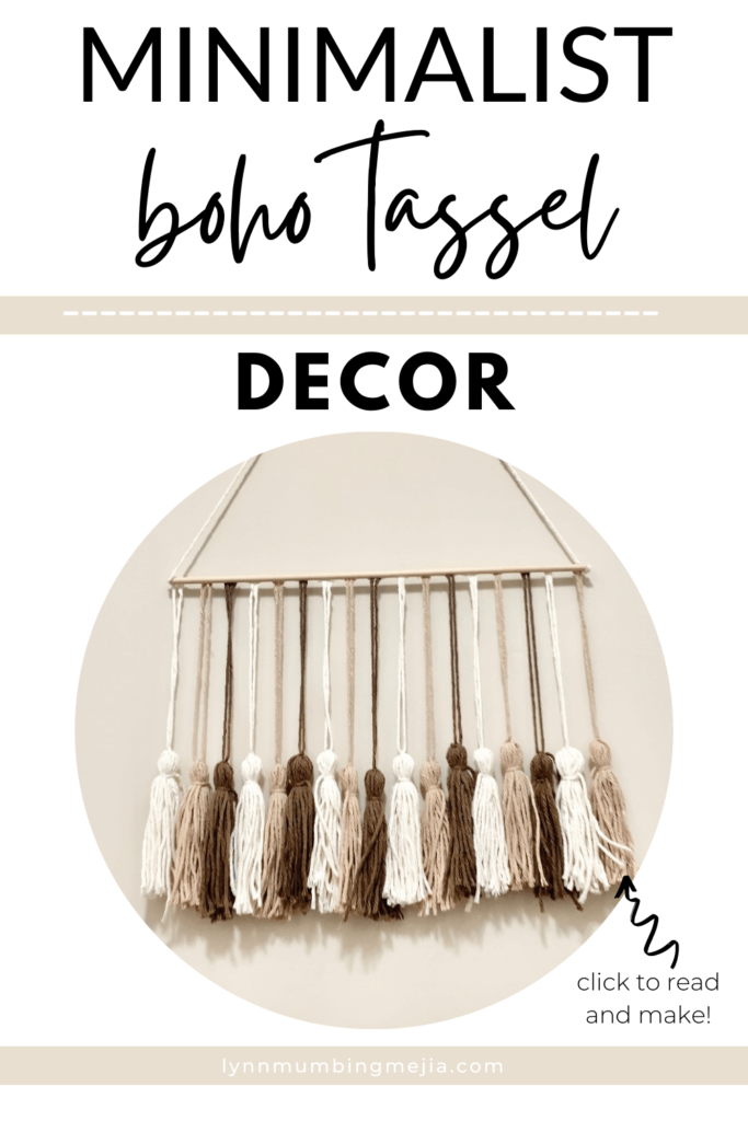 Minimalist Boho Tassel Garland - Pin 2