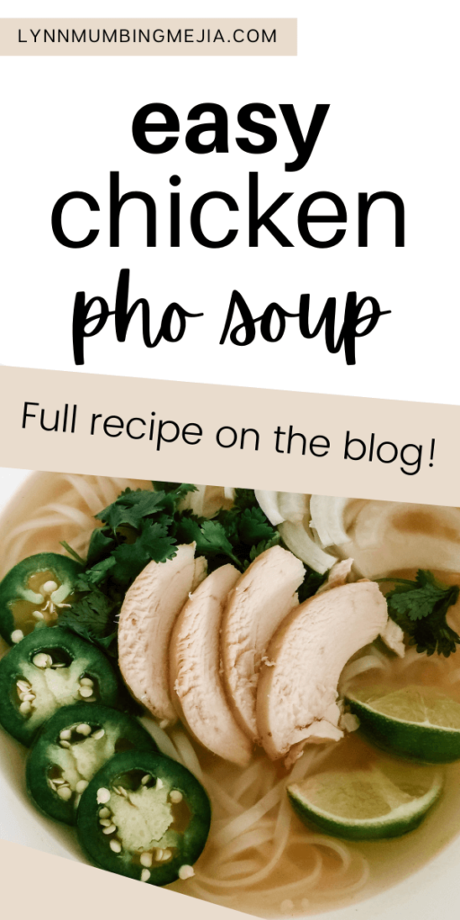 Easy Chicken Pho - Pin 2