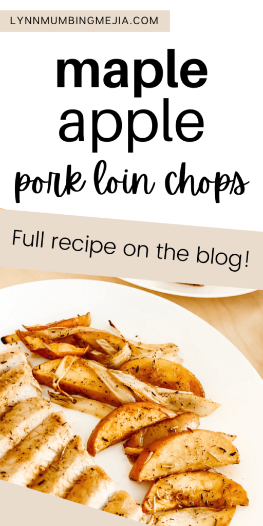 Maple Apple Pork Loin Chops - Pin 2