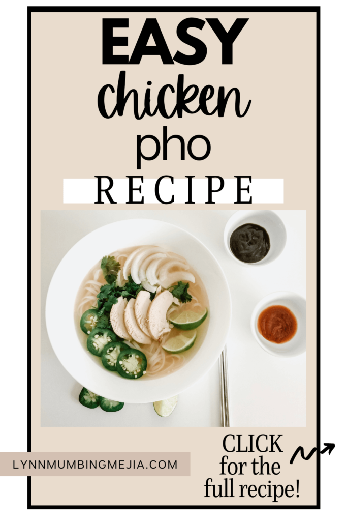 Easy Chicken Pho - Pin 1