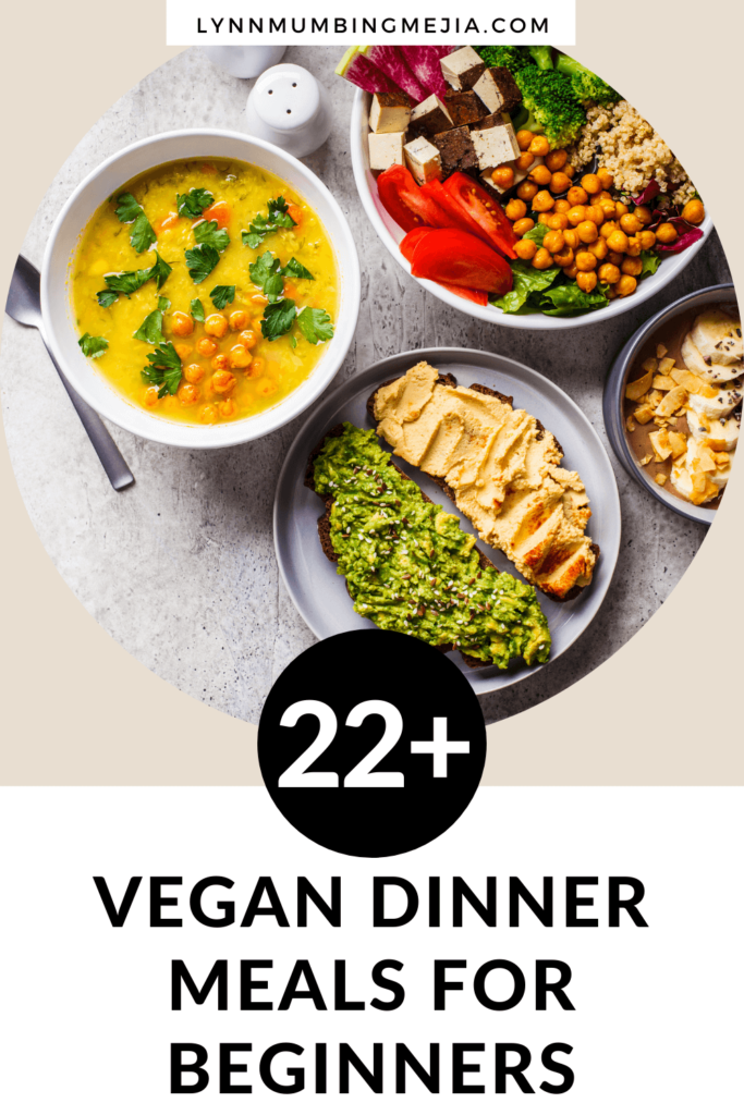 22+ Vegan Dinner Meals For Beginners - Pin 2
