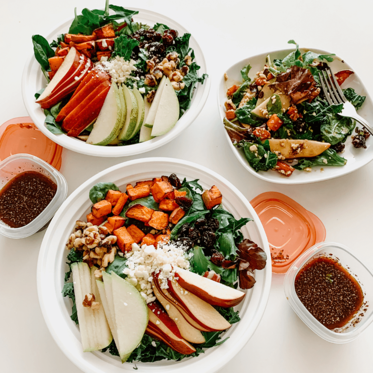 Fall Harvest Salad with Maple Dressing