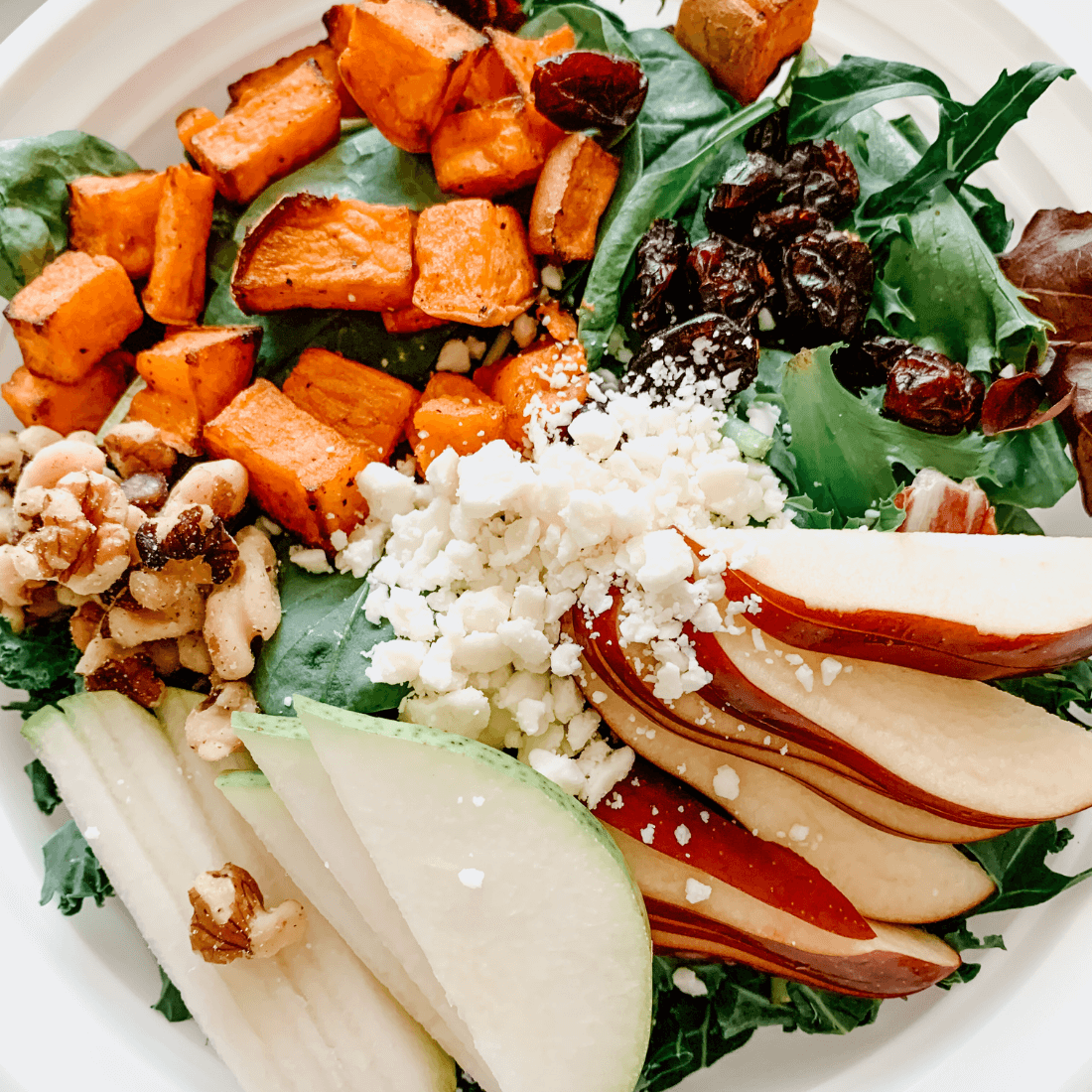 Fall Harvest Salad with Maple Dressing Fall Harvest Salad with Maple Dressing