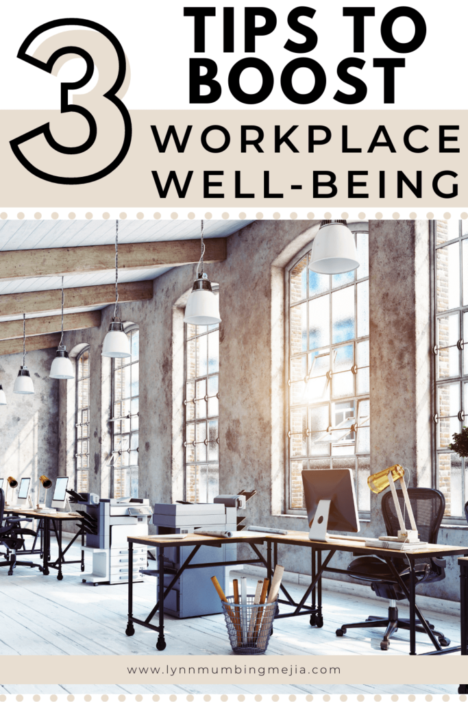 Tips to Boost Workplace Well-being - Pin 2