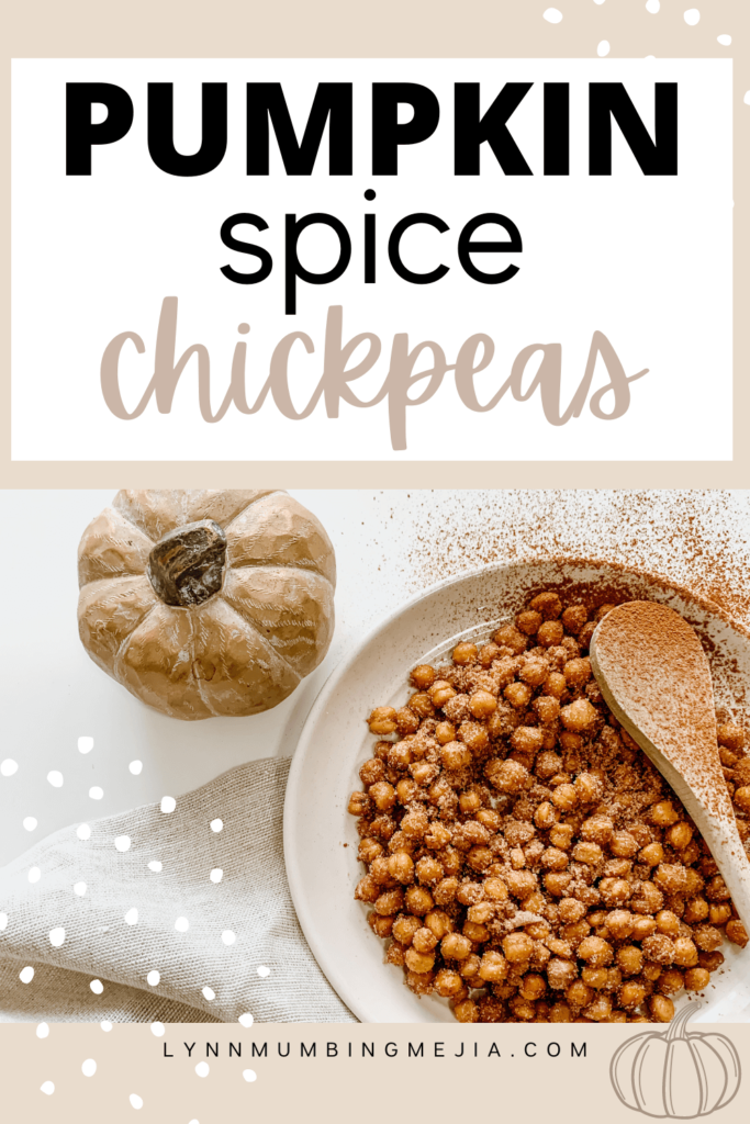 Pumpkin Spice Chickpeas - Pin 2