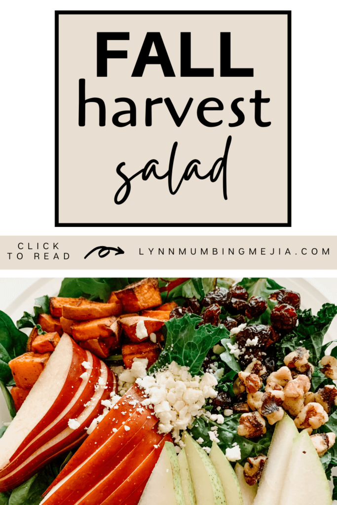 Fall Harvest Salad with Maple Dressing - Pin 1