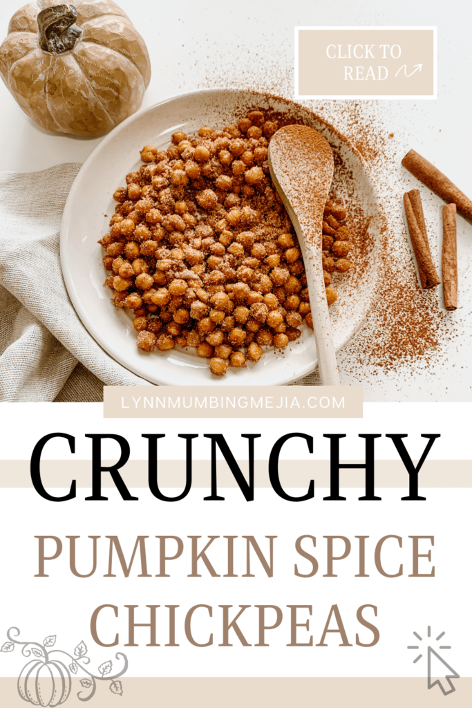 Pumpkin Spice Chickpeas - Pin 1