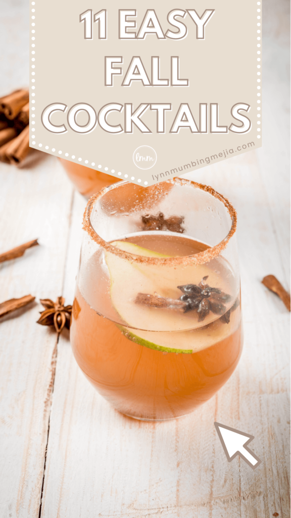 11 Easy Fall Cocktails - Pin 2