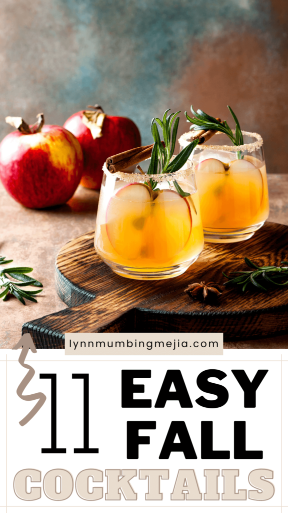 11 Easy Fall Cocktails - Pin 1