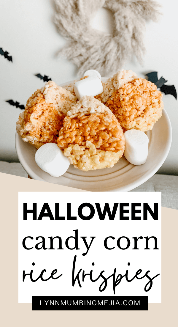 Easy Candy Corn Rice Krispy Treats - Lynn Mumbing Mejia - Pin 2