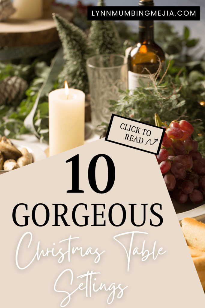 10 Gorgeous Christmas Table Settings - Pin 2