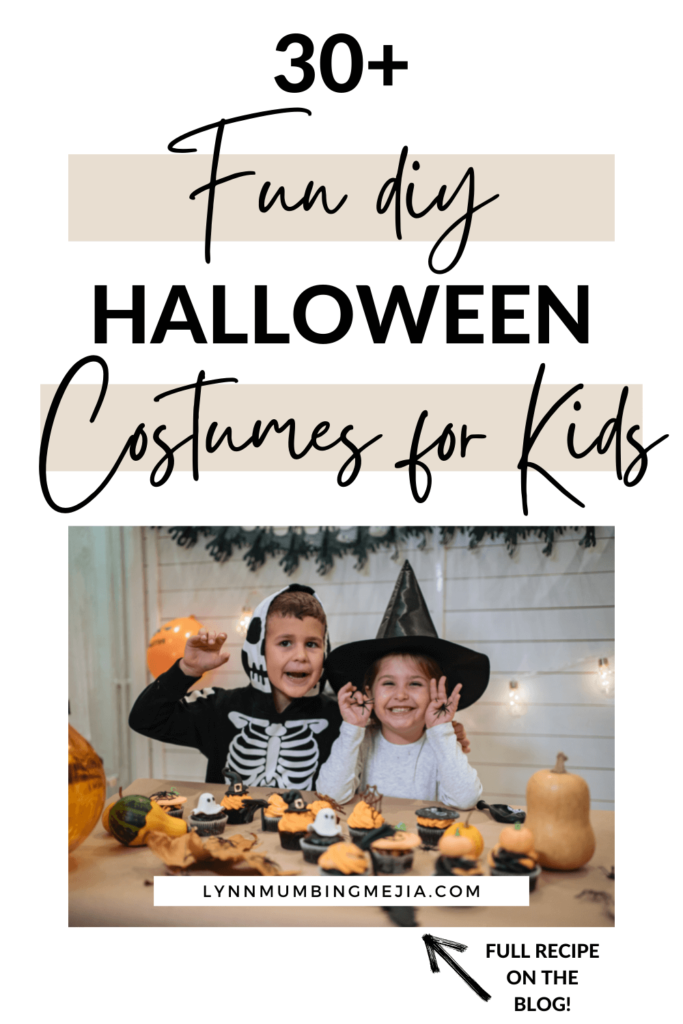 30+ Fun DIY Halloween Costume Ideas for Kids - Pin 1