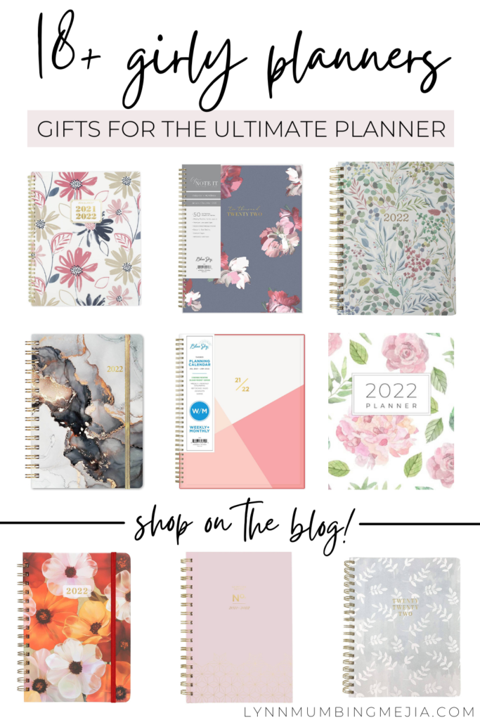 18+ Girly Planners to buy for the New Year - Pin 1
