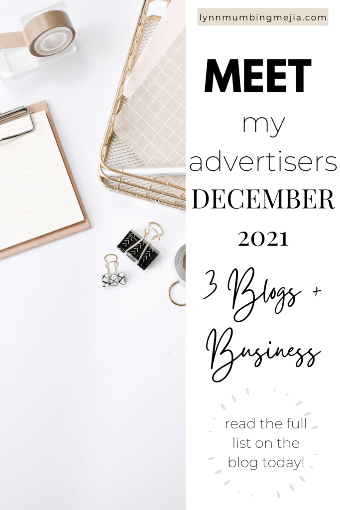 Meet My December Advertisers 2021 | AD - Lynn Mumbing Mejia 1